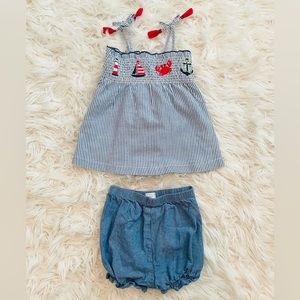 Mud Pie Nautical Outfit 2T-3T
